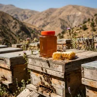 عسل چهل گیاه کوهستان / مستقیم از زنبوردار (طبیعی)