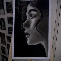 سفارش چهره سیاه قلم و آموزش انلاین