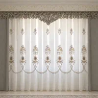 پرده سلطنتی همراه دکور و کتیبه ۴متری