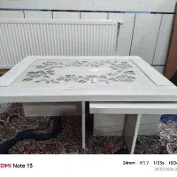 میز عسلی بزرگ و چهار تا کوچک فروشی