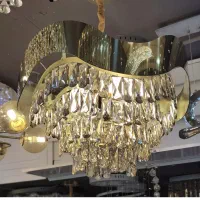لوسترکریستالی ومدرن قیمت مناسب ‌کیفیت بالا|لوستر و چراغ آویز|اراک, |دیوار