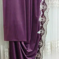 دوعدد یالان پرده همراه با مدال به روز