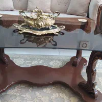 مبل 9نفره سلطنتی تمام چوب|مبلمان خانگی و میز عسلی|اسفراین, |دیوار