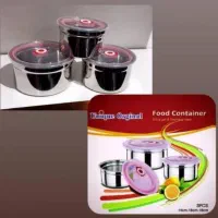 ظرف غذا ۳تیکه سوپاپ دار .ظرف مدرسه.یونیک|ظروف نگهدارنده، پلاستیکی، یک‌بارمصرف|قم, نیروگاه|دیوار