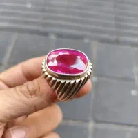انگشتر یاقوت آفریقا دونه اناری