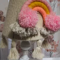 ست آباژور و لوستر و آویز رنگین‌کمان اتاق کودک