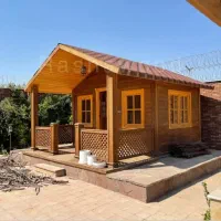 کلبه چوبی وآلاچیق کابینت راه پله دکوراسیون چوبی