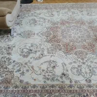 یه جفت فرش ۱۲ متری کرم