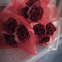 گل روبانی زیبا برای هدیه و دکور|گل مصنوعی|سلماس, |دیوار