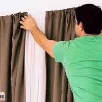 نصب پرده،انواع پرده فوری