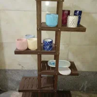 استند و گلدان