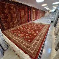 فرش ۱۲ متری قرمز بسکابادی ۷۰۰شانه ایران