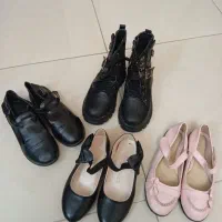 فروش چهار جفت کفش دخترانه در حد نو
