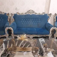 مبل سلطنتی هفت نفره تمیز و سالم