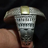 انگشتر کلکسیونی عقیق نشان رگه دار رکاب تمام دست|جواهرات|تهران, آجودانیه|دیوار