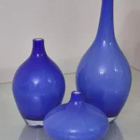گلدان دکوری شیشه ای (سالونگ)