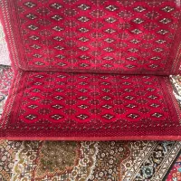 پشتی دستباف ریز نقشه ترکمن
