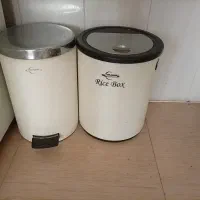 سطل آشغالی وسطل برنج