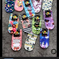 جوراب چکی ساق کوتاه رنگارنگ عمده کلی فروش