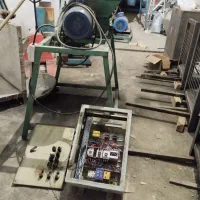 کارگاه ذغال فشرده|ماشین‌آلات صنعتی|آشخانه, |دیوار