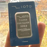 شمش یک اونس نقره عیار ۹۹۹/۹ زیوتو