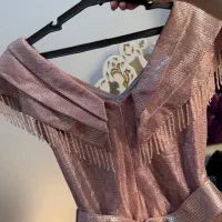 فروش فورری لباس مجلسی صورتی سایز۳۸-۴۰|لباس|تهران, خانی آباد نو شمالی|دیوار