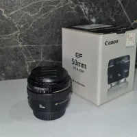 لنز Canon EF 50mm f/1.4 USM|دوربین عکاسی و فیلم‌برداری|شیراز, ریشمک|دیوار