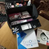 لوازم کاشت ناخن به همراه میزکار و کیف|آرایشی، بهداشتی، درمانی|بجنورد, |دیوار