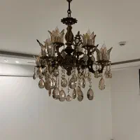 لوستر با لاله و کریستال|لوستر و چراغ آویز|مشهد, شاهد (شهرک غرب)|دیوار