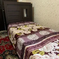 تخت خواب یک نفره MDF با تشک خوشخواب