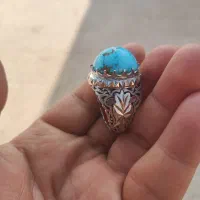 انگشتر دست ساز فیروزه نیشابور دامله|جواهرات|شهریار, شهریار|دیوار