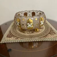 تعدادی بوهمیا اصل چک الیش طلاکوب مجموعه کامل|ظروف سرو و پذیرایی|تهران, شهرک نفت|دیوار