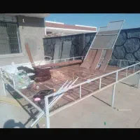 تخت حیاطی فلزی