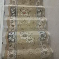 گلیم پله در حد نو بدون نقص