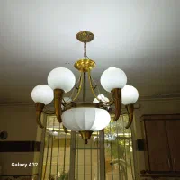 اعددلوستر۶شاخه برنز