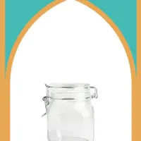 جار شیشه‌ای با چفت استیل و واشر سیلیکونی|ظروف نگهدارنده، پلاستیکی، یک‌بارمصرف|قم, عربستان|دیوار