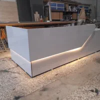 کانتر پذیرش MDF مدرن ال شکل|دفتر کار|شیراز, محمودآباد|دیوار