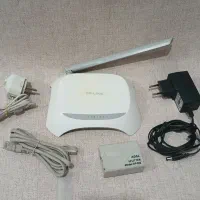 مودم Wifi چهار پورت اصلی با همه وسایل جانبی