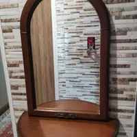 میز کنسول اینه سرهم تمام چوب وقدیمی شیک و زیبا|بوفه، ویترین، کنسول|تهران, ازگل|دیوار