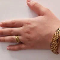 ست دستبند النگویی انگشتر