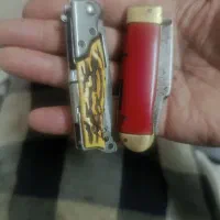 دوعدد چاقو ضامن دار کلمبیایی