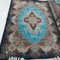 فرش ۹  و ۶ متری سالم قالیشویی رفته تمیز