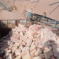 فروش آجر شش سوراخ سفال تیغه سقف|مصالح و تجهیزات ساختمان|نیشابور, مازول|دیوار