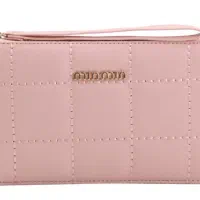 کیف پول زنانه گلدوزی مین مین با بنددستی