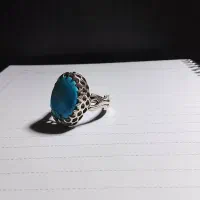 انگشتر فیروزه نگین عقیق یمنی اصل و نگین فیروزه|جواهرات|مشهد, گلشور|دیوار