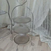 استند استیل ۵ طبقه شکلات خوری ۳طبقه|ظروف سرو و پذیرایی|رشت, معلم|دیوار