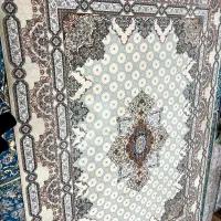 فرش ۹مترسالم تمیز درحدنو۱۲۰۰شانه گل برجسته جدید|فرش|بیرجند, |دیوار