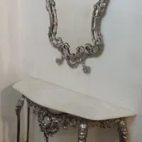 آینه کنسول برنجی (بوروش)