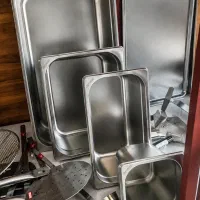 ظروف استیل صنعتی فست فود رستوران عمده