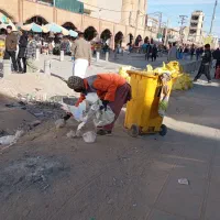 نظافتچی جویای کار